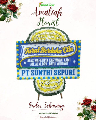 Papan Bunga Duka di Pidada