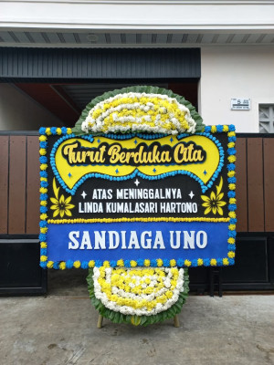 Papan Bunga Duka di Pidada